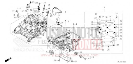 CARTER MOTEUR XL750P de 2023